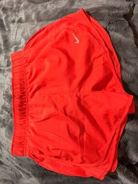 Nike Bright Red Dri-FIT Athletic Shorts